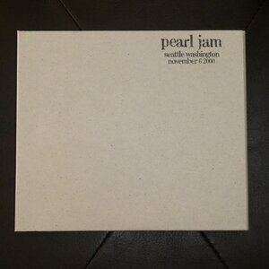 PEARL JAM - Live Seattle Washington November 6, 2000 3CD Set
